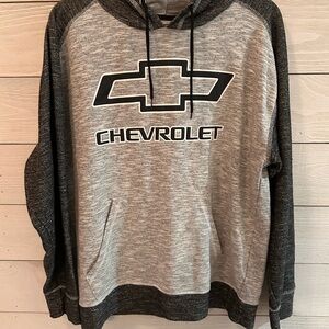 Gray GM Hoodie-long sleeve tshirt hoodie. Large